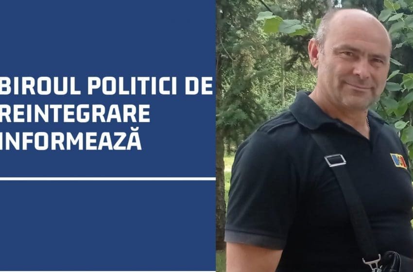 Reacția Biroului Politici de Reintegrare privind reținerea lui Dorel Roșca