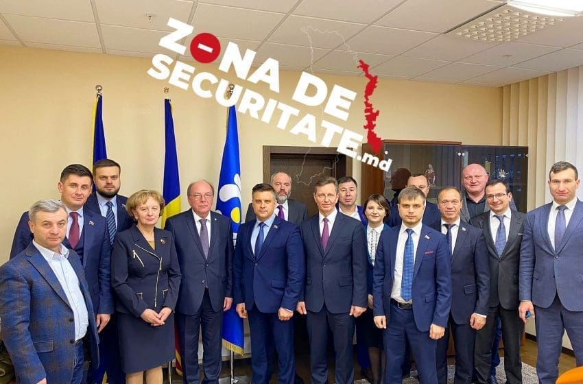 FOTO. Din Federația Rusă la „alegerile” din stânga Nistrului a venit o întreagă delegație. Aceștia s-au întâlnit și cu deputații socialiști