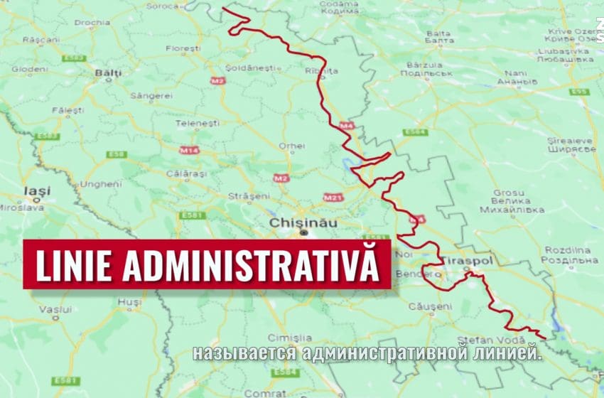  DEX: Ce este linia administrativă cu regiunea transnistreană