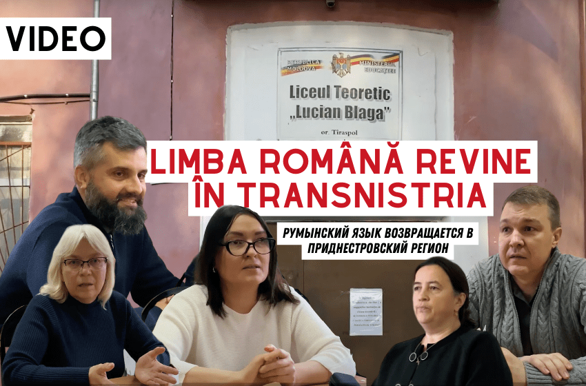  VIDEO. Locuitorii regiunii transnistrene învață activ româna. Înscrierile la programul național de studiere a limbii române continuă și în acest an